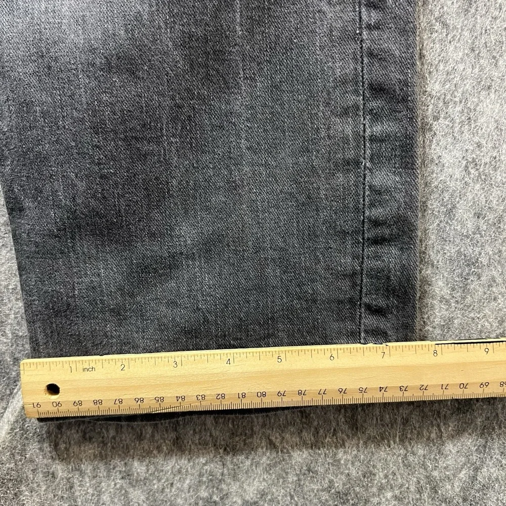 Levis‎ 514 32x32 Black Faded Gray Straight Leg Regular Fit Distressed